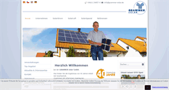 Desktop Screenshot of grammer-solar.com