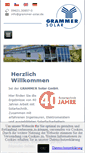 Mobile Screenshot of grammer-solar.com